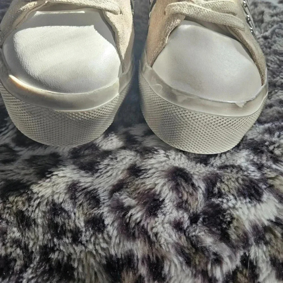 Zara | Zebra Pattern Studded Distressed (but like new!) Sneakers Size 41 - Picture 10 of 16